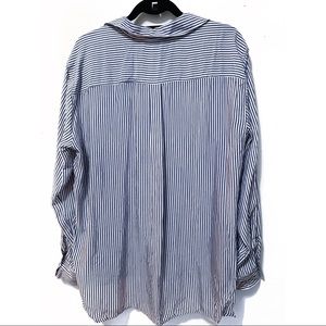 Zara Tops - Zara Oversized Striped Button-Down (NWT) Zara Tops - Zara Oversized Striped Button-Down (NWT)